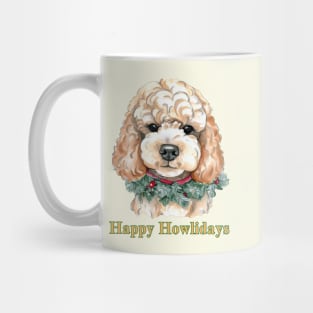 Happy Howlidays Cockapoo Mug